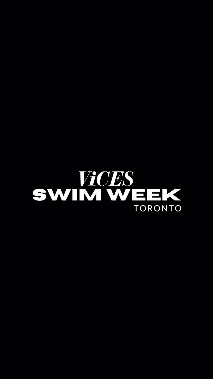 ViCES Swim Week 2026: Runway walk, front row view