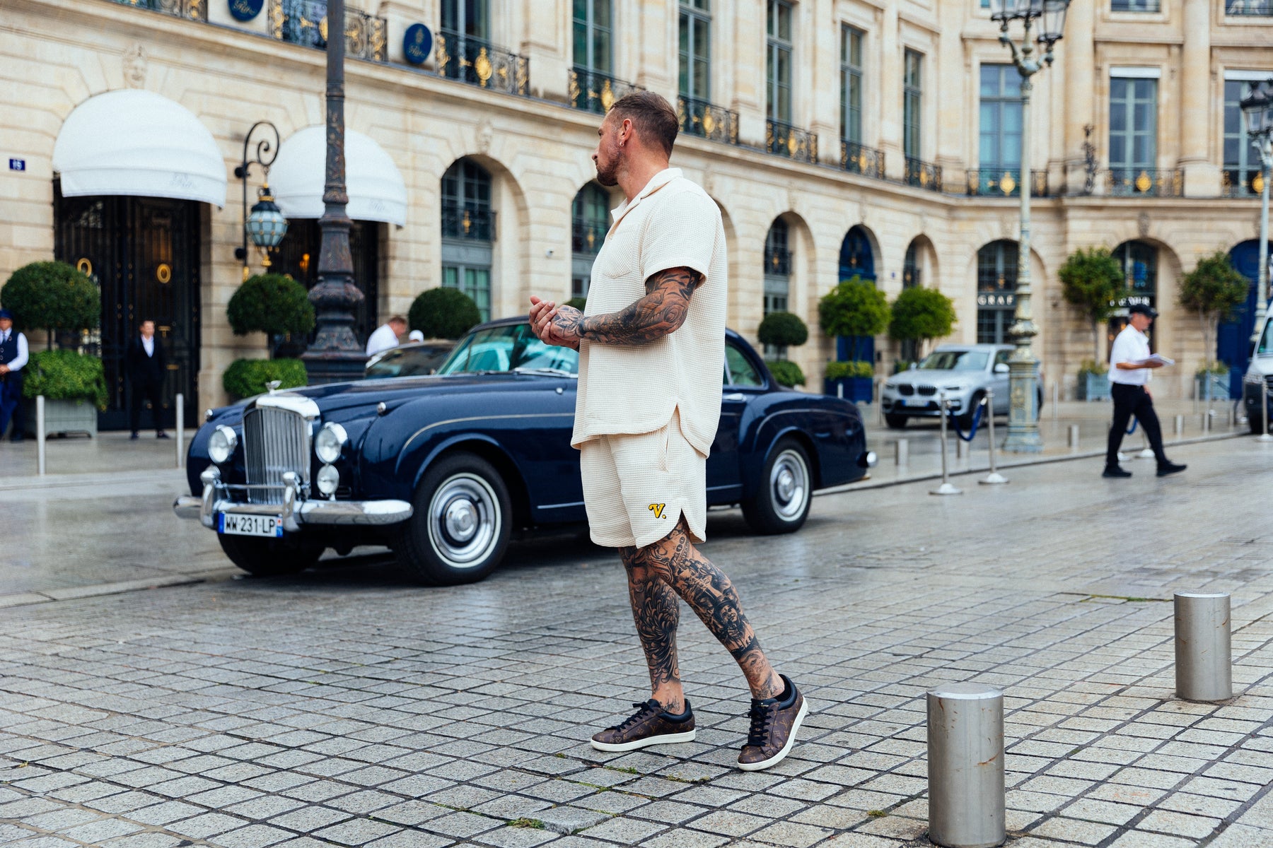 ViCES editorial campaign photography in Place Vendôme, Paris
